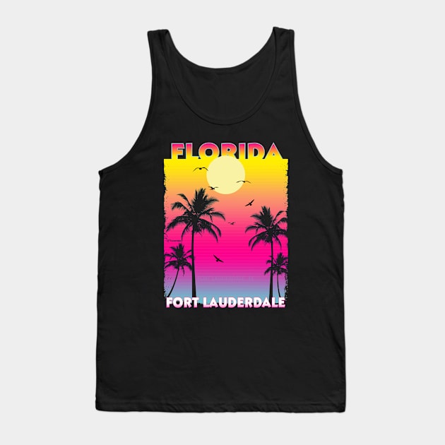 Fort Lauderdale Florida FL Tank Top by SunsetParadise